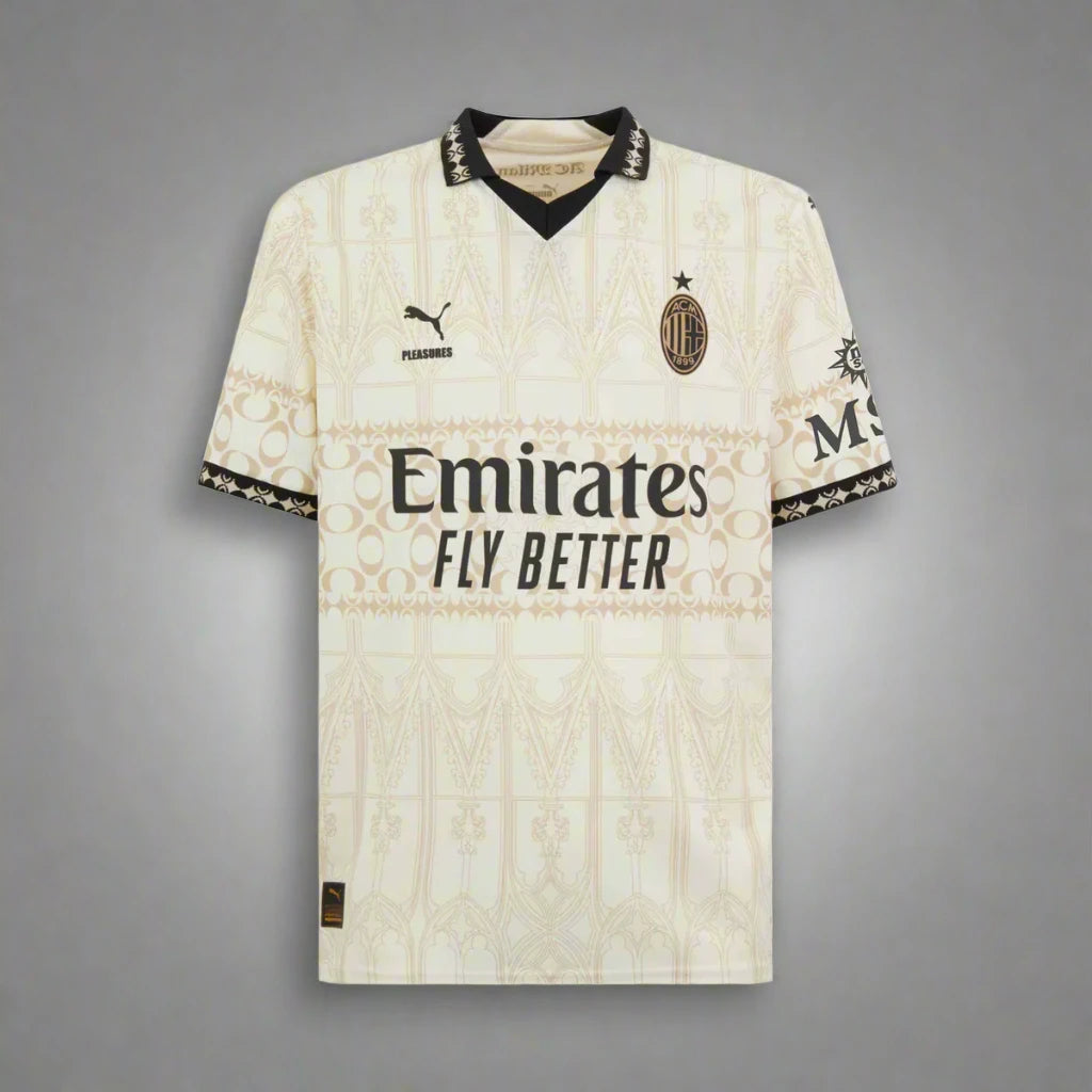 AC Milan 2023-2024 Fourth Kit Beige