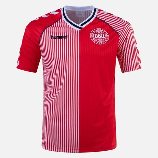 hummel Denmark 1986 Retro Home Jersey